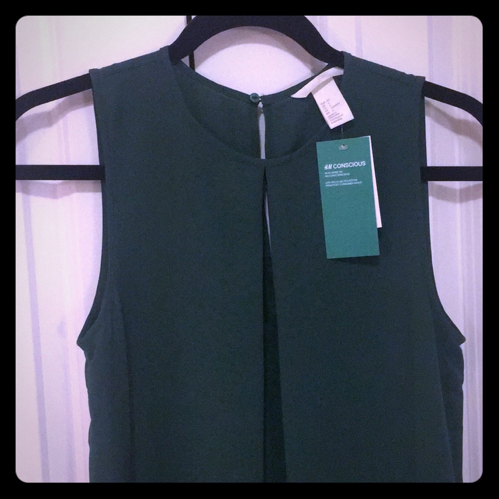 Green blouse